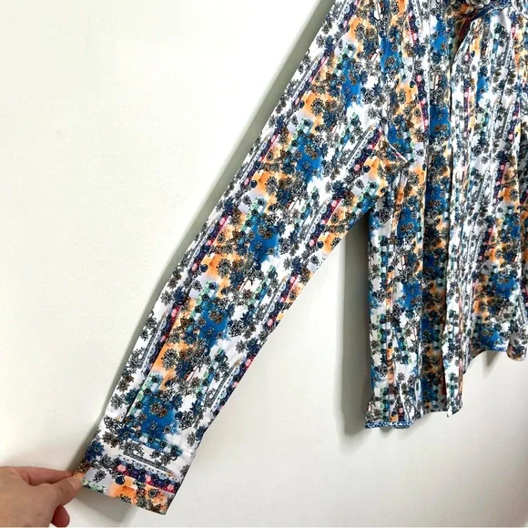 Robert Graham Tailored Fit Button Down Shirt Multi Color Long Sleeve